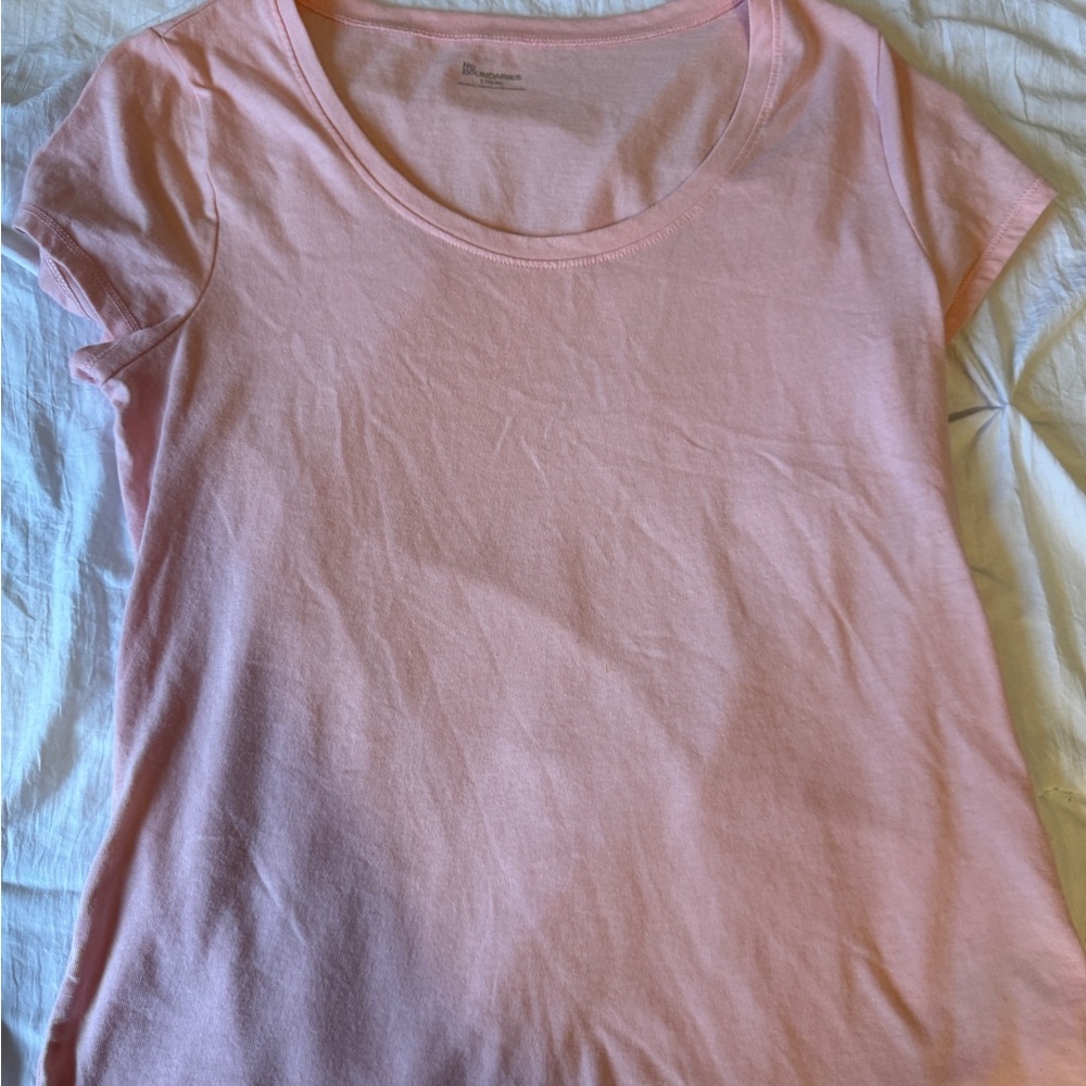 No Boundaries Light Pink Tee